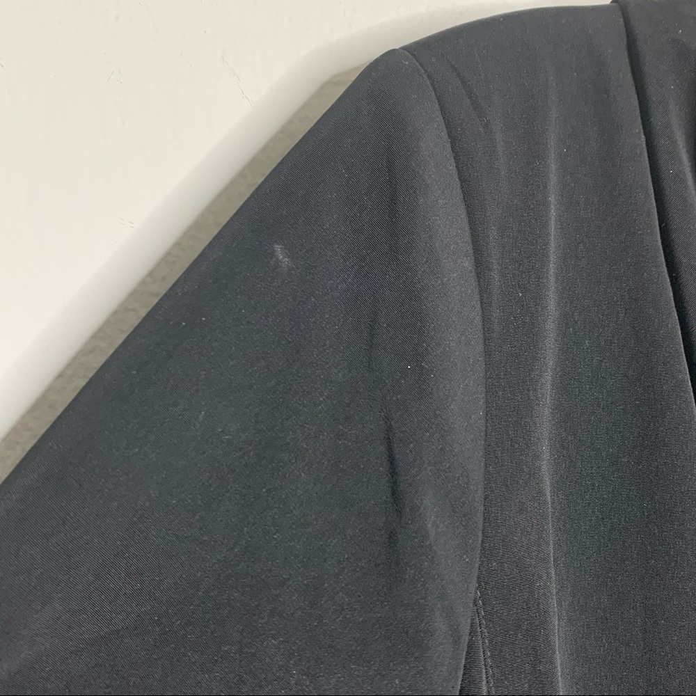 London Fog Women Black Layered Trench Coat with Hood Size Small - Picture 8 of 9